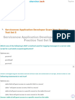 Servicenow Application Developer Exam New-Practice Test Set 5