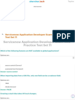 Servicenow Application Developer Exam New-Practice Test Set 11