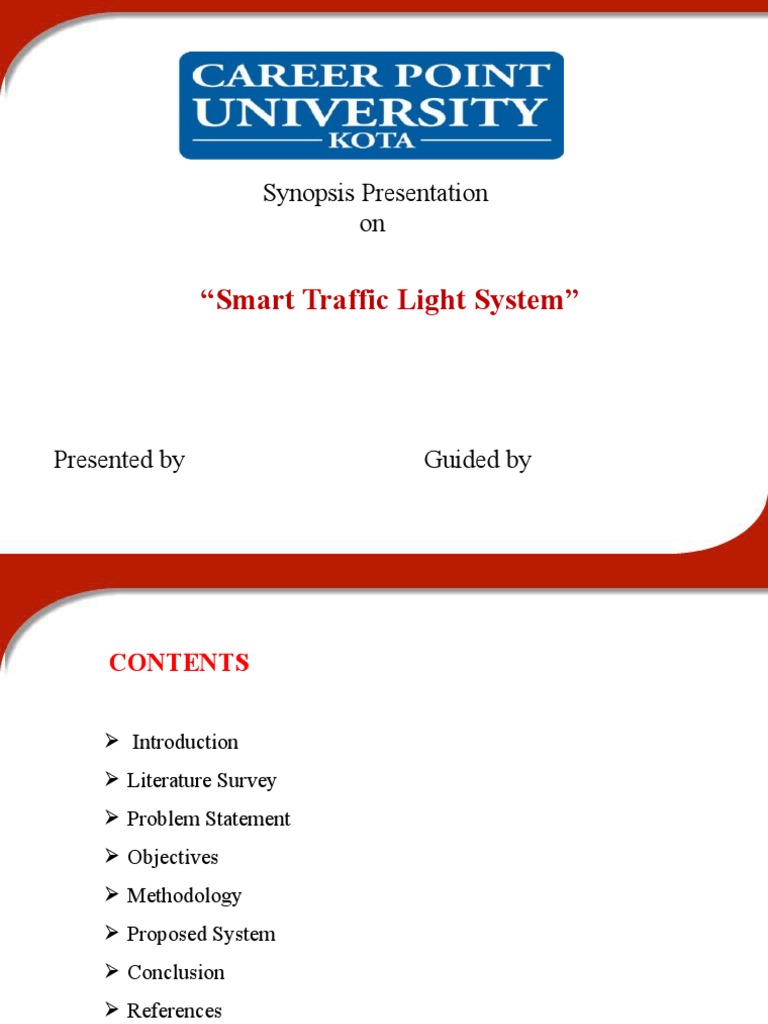 Smart Traffic Light System Overview | PDF | Computing | Computer Science