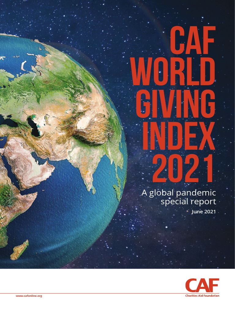 CAF World Giving Index 2021 A Global Pandemic Special Report PDF