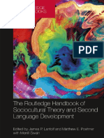 The Routledge Handbook of Sociocultural Theory and Second Language Development