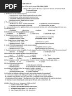 Summative Test in Scie10 Module 3 and 4 Q3