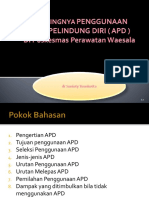 Penggunaan Alat Pelindung Diri (Apd)