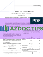 Azdoc - Tips Relatorio Circuito RLC Permanente