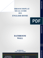Bathroom Display Visual Guide 2021: English Home
