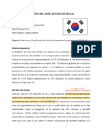 Position Paper República de Corea (Tópico A)