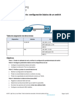 1.1.7 Lab Basic Switch Configuration - Es XL