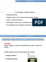 1.1 Energia mecânica e Energia interna