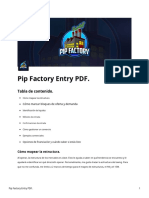 Pip Factory Entry PDF.: Tabla de Contenido