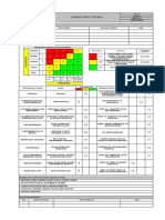Formato Iperc continuo y matriz de evaluación de riesgos