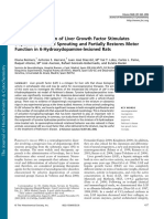 Intrastriatal Infusion of Liver Growth Factor Stimulates Dopamine Terminal Sprouting and Partially Restores Motor Function in 6-Hydroxydopamine-Lesioned Rats