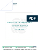 Manual Procedimentos - Rodopar - Financeiro