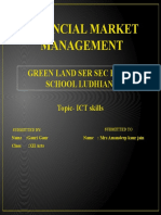 Financial Market Management: Green Land Ser Sec Public School Ludhiana