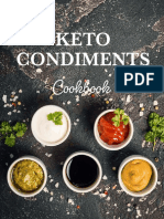 Keto Condiments: Cookbook