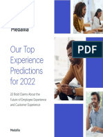 Medallia Top Experience Predictions 2022