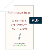 Autoestima Baja Aumentala Velozmente En