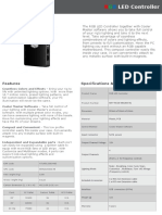 Product Sheet - RGB LED Controller