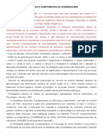 Conceitos, Componentes e Paradigmas da Aprendizagem