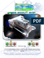 Paper Model - Worldworks - Spaceworks - Firstlight - R-36 Scout Ship