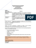 Matematica Ficha Estudiantil 2°bgu Proyecto 3 Interdisciplinar