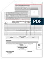 Ficha de Registro de Padron de Socios