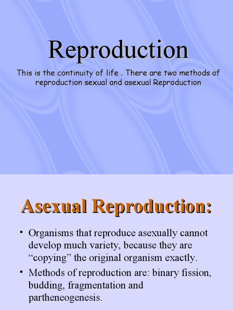 Asexual vs Sexual Reproduction Explained | PDF | Sexual Reproduction ...