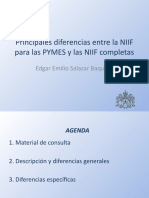 DIFERENCIAS ENTRE NIIF PYMES Y NIIF COMPLETAS