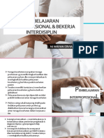 Pembelajaran Interprofesional & Bekerja Interdisiplin