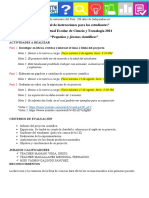 Manual de Instrucciones-Feria de Ciencias-1ro Primaria