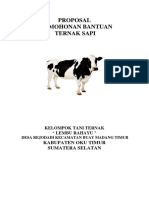 Proposal Sapi