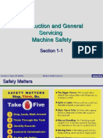 Introduction and General Servicing Machine Safety