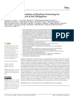 Successful Implementation of Newborn Screening For Hemoglobin Disorders in The Philippines