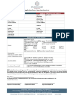 Application Form / Educational Contract: Student Applicant (If Different From Student)