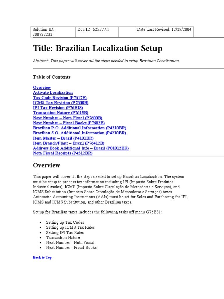 Brazil Set Up | PDF | Taxes | Economies