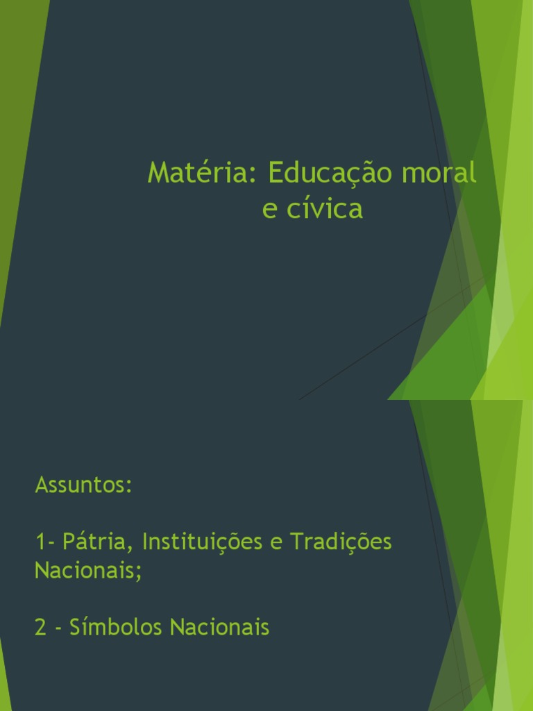 Educação Moral e Civica PDF