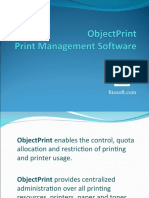 Object Print Features