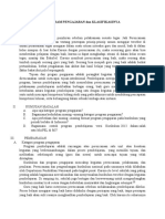 Pertemuan Ke 5 PROGRAM PENGAJARAN Dan KLASIFIKASINYA