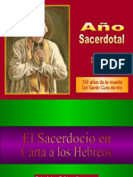 El sacrificio de Cristo como consagración sacerdotal