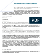 La Contabilidad Nacional y La Balanza de Pagos