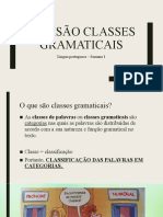 Revisão classes gramaticais