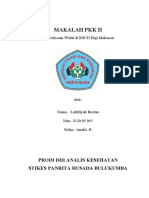 Makalah Praktek Klinik II Luthfiyah Bustan