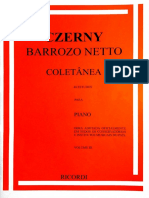 Carl Czerny - Barrozo Netto - Coletânea Volume 3 - 48 Estudos para Piano