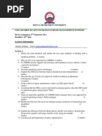 BBIT 423 CISY 423 - Advanced Database Systems