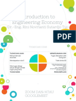 Ekonomi Teknik Week 1 Introduction