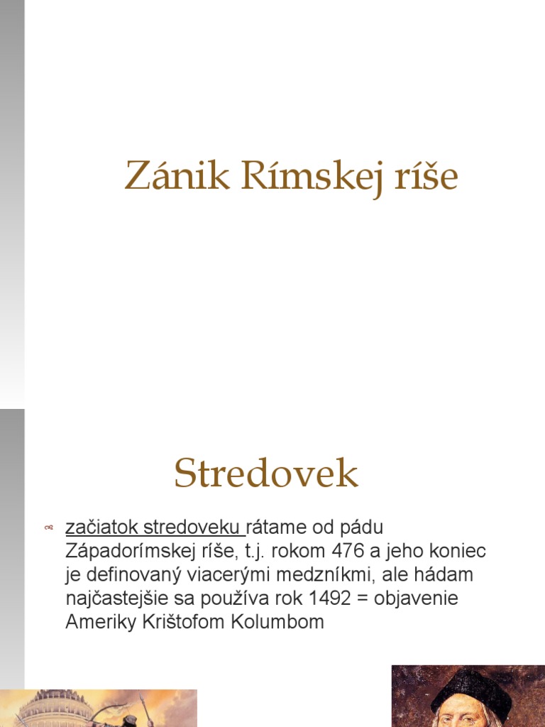 Zanik Rimskej Rise | PDF