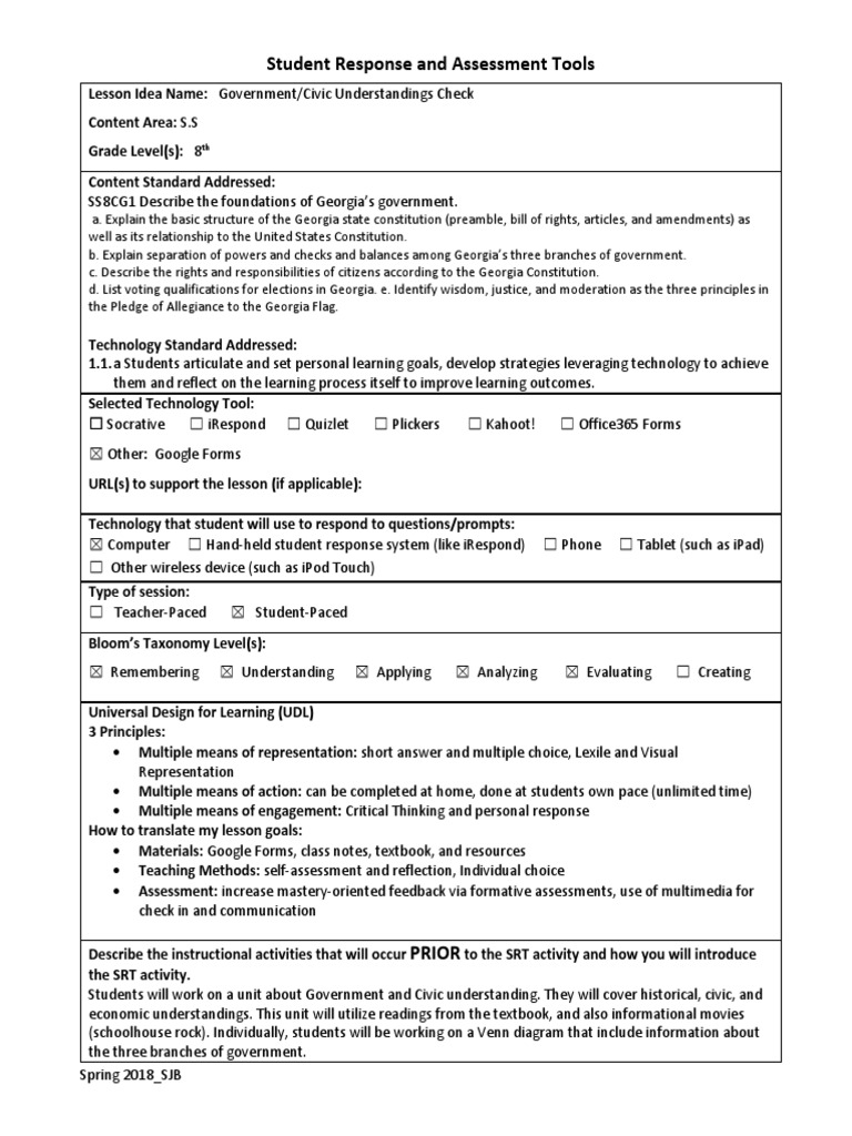 Student Response and Assessment Tools | PDF | Educational Assessment ...