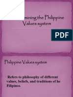 Re Examining The Philippine Values System