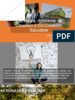 Estrategia Ambiente de Creación y Co-Creación Sacúdete