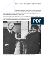 Clara Petacci, Femeia Care A Ales Să Moară Alături de Mussolini