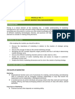 Moduleno.1: Revi Ew Ofmarketi Ngmanagement: I Ntroducti ON